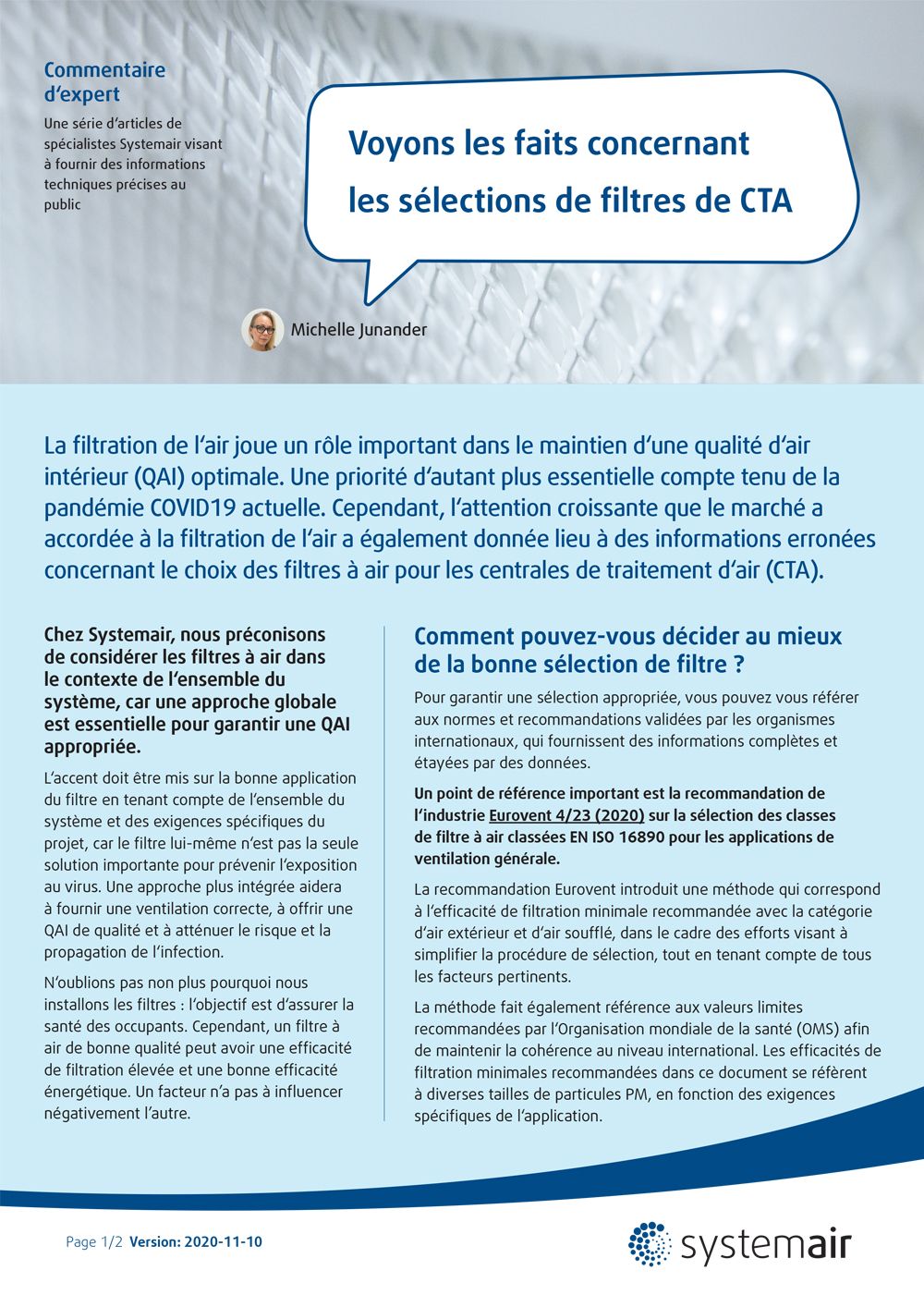 COVID-19 - dernière page de la brochure