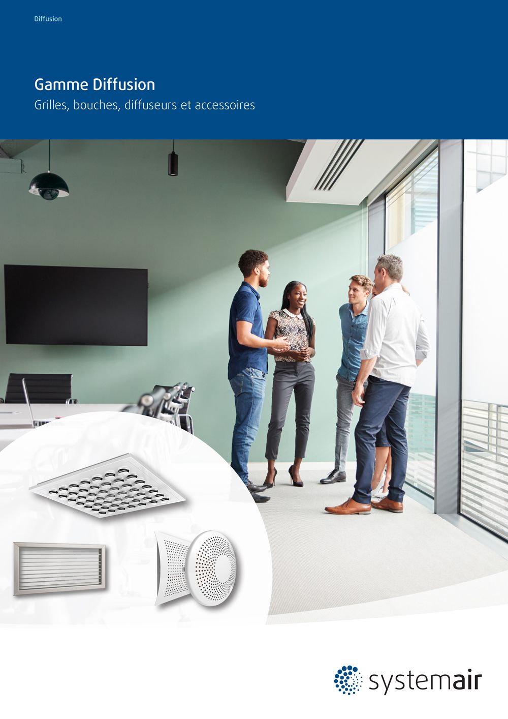 Couverture brochure présentation Gamme diffusion