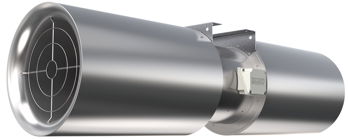 AJ, Axial jet fan for various temperature ranges and car park applications