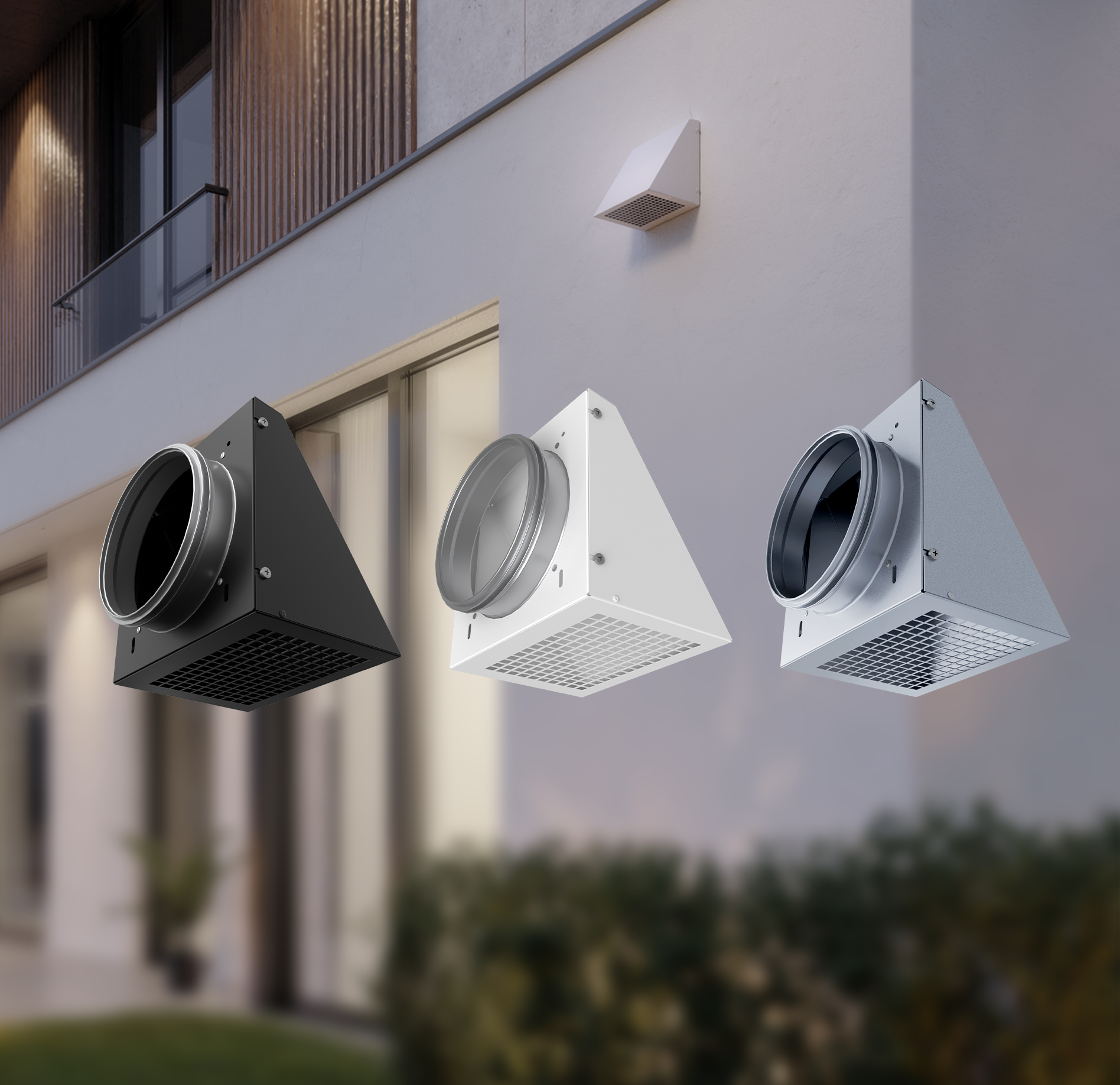 Slim, durable ventilation grille designed specifically for residential ventilation systems.