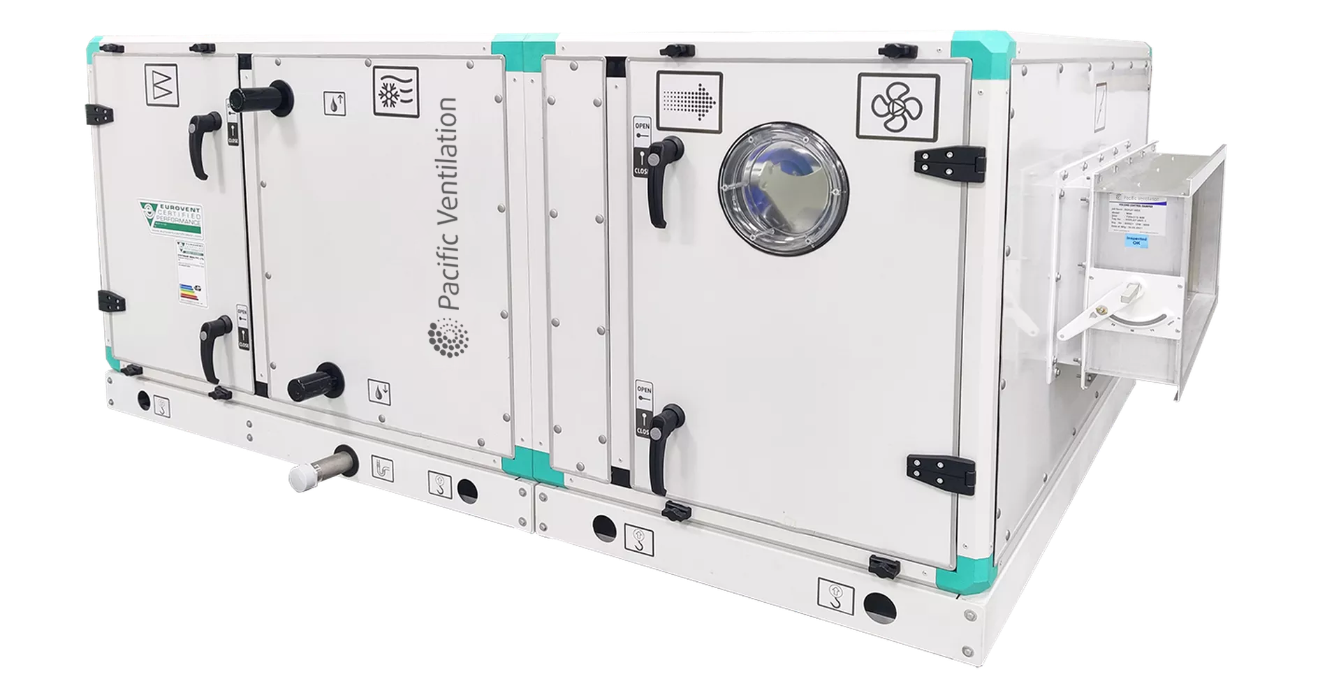 BA Plus, Eurovent-certified modular air handling units with enhanced energy efficiency through improved thermal transmittance 