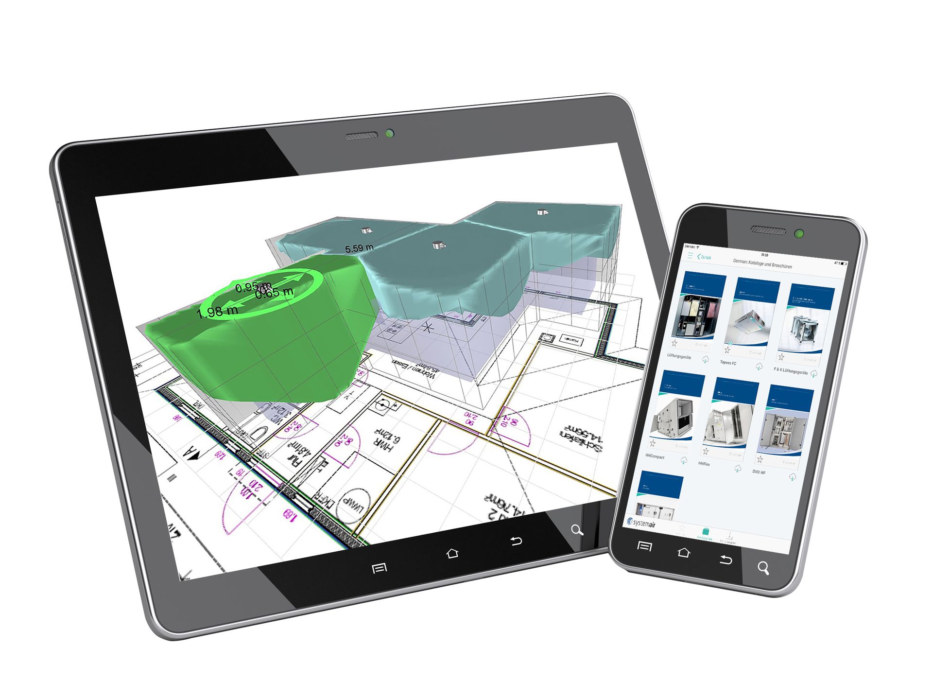 Tablet Smartphone Systemair Design Fotolia 84366678 L