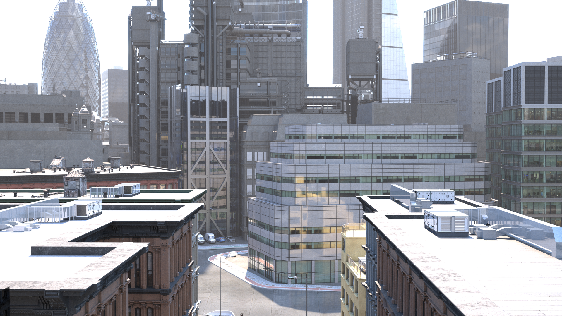 View Of Buildings Geniox Side By Side Ahu Web