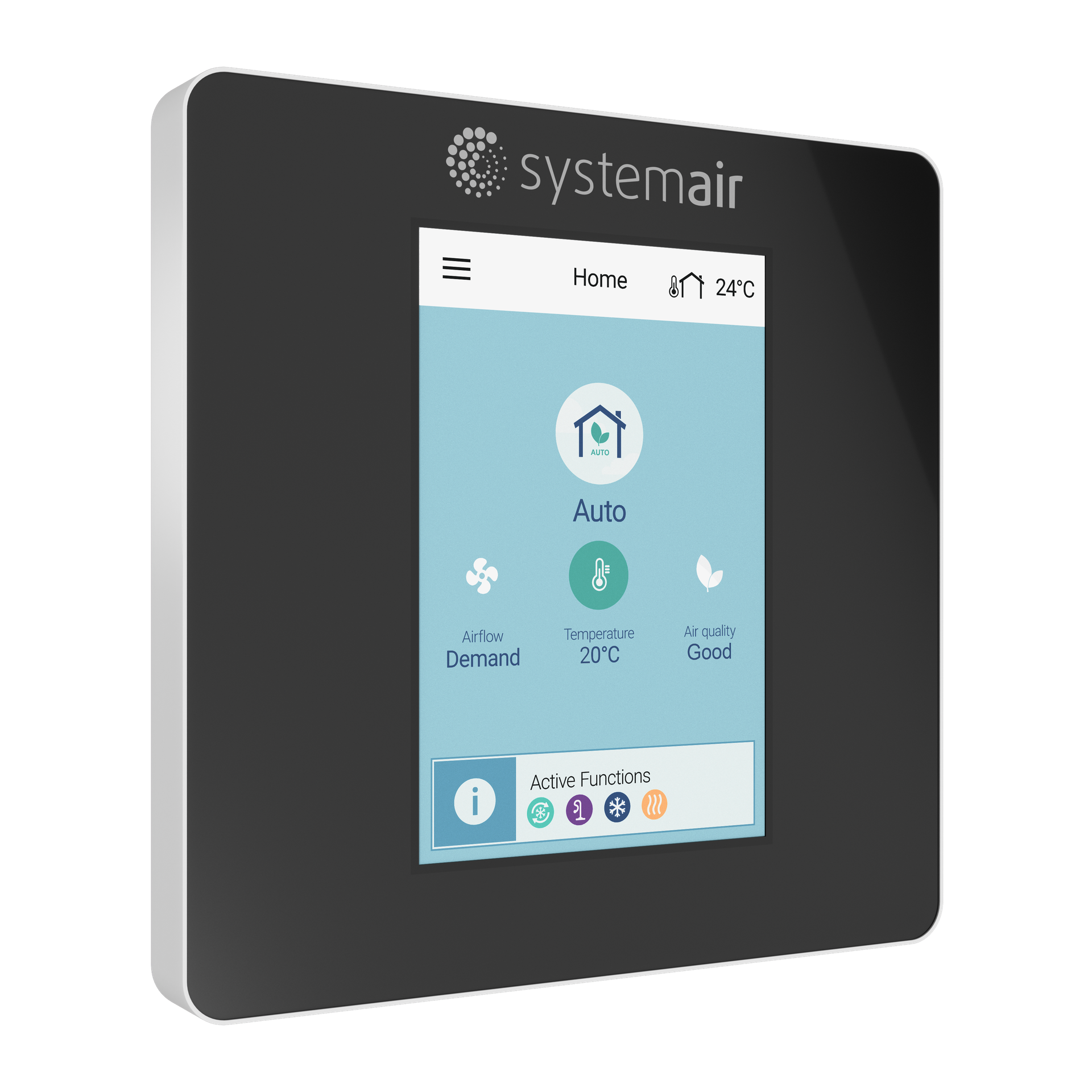 Hmi Touch Black Right Angle View
