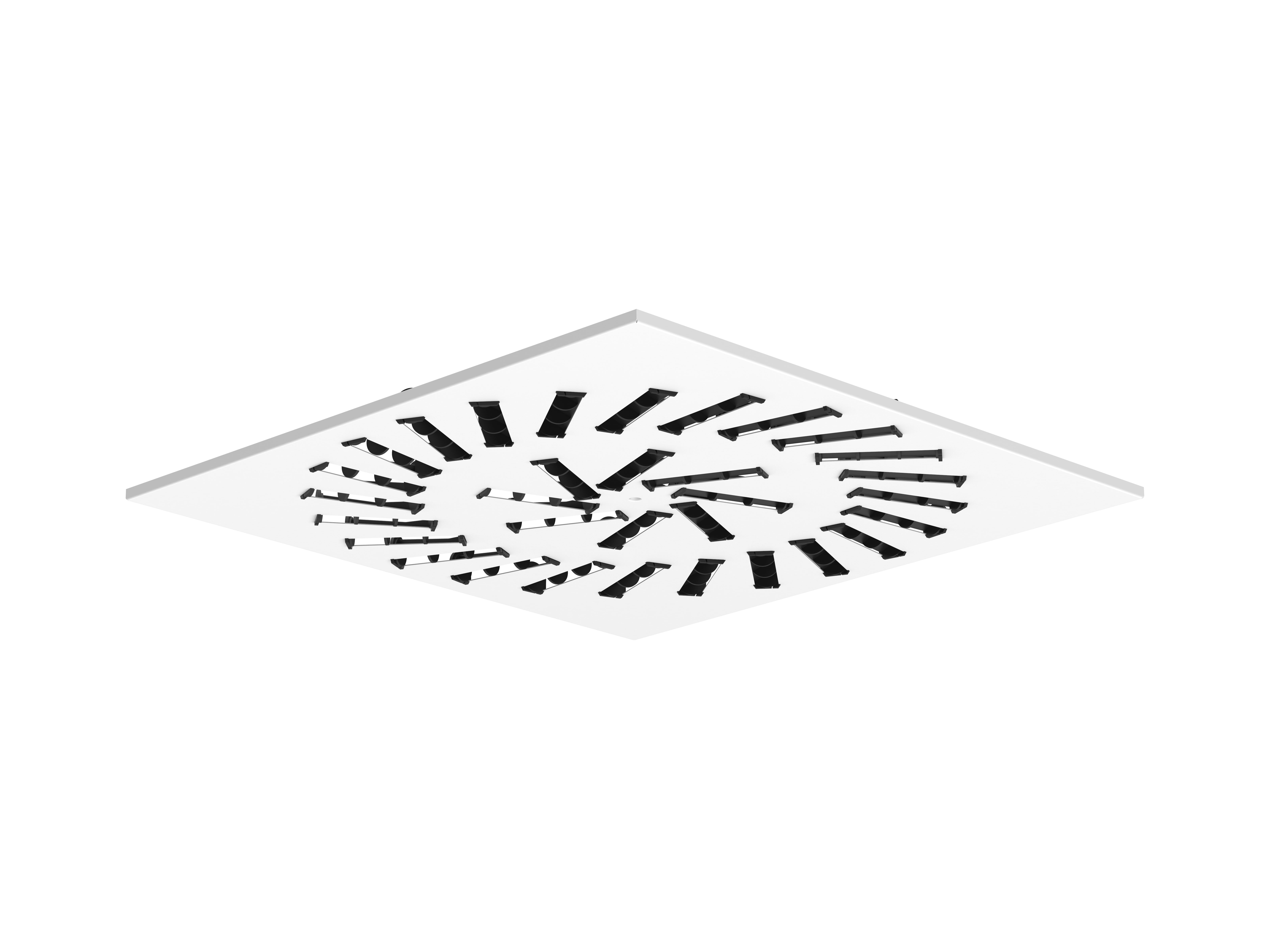 VVKR-A-S, Swirl supply diffuser designed for easy installation