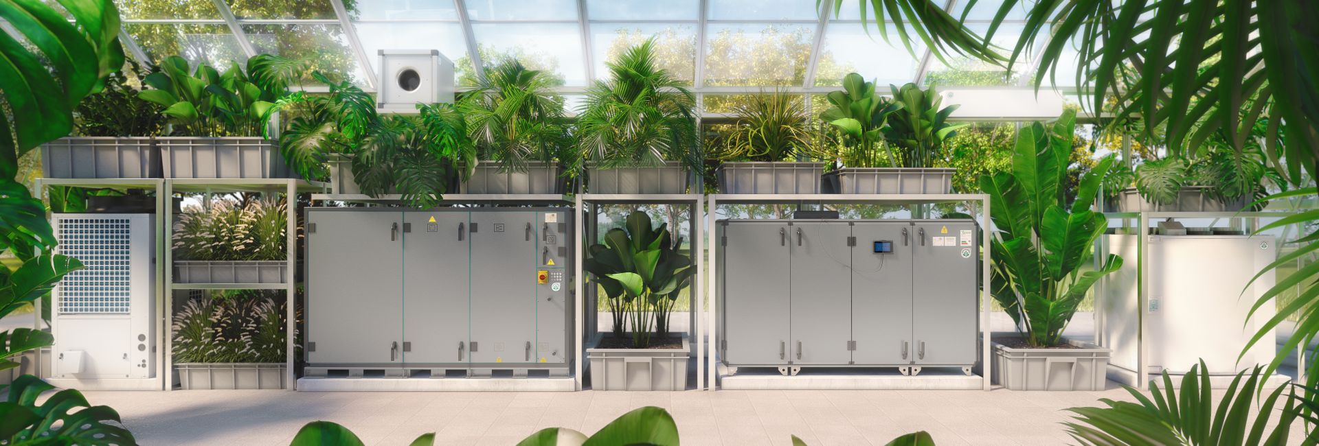 Green Ventilation Greenhouse, sideview
