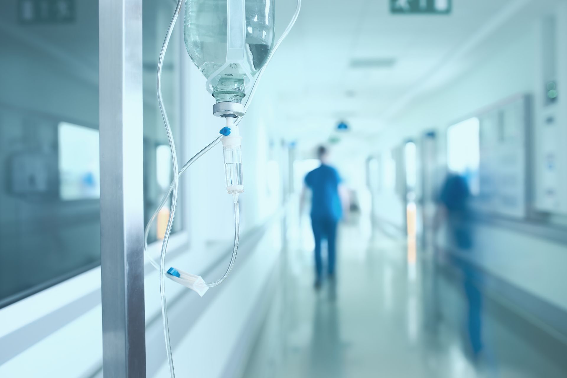 Photograph of an Hospital corridor