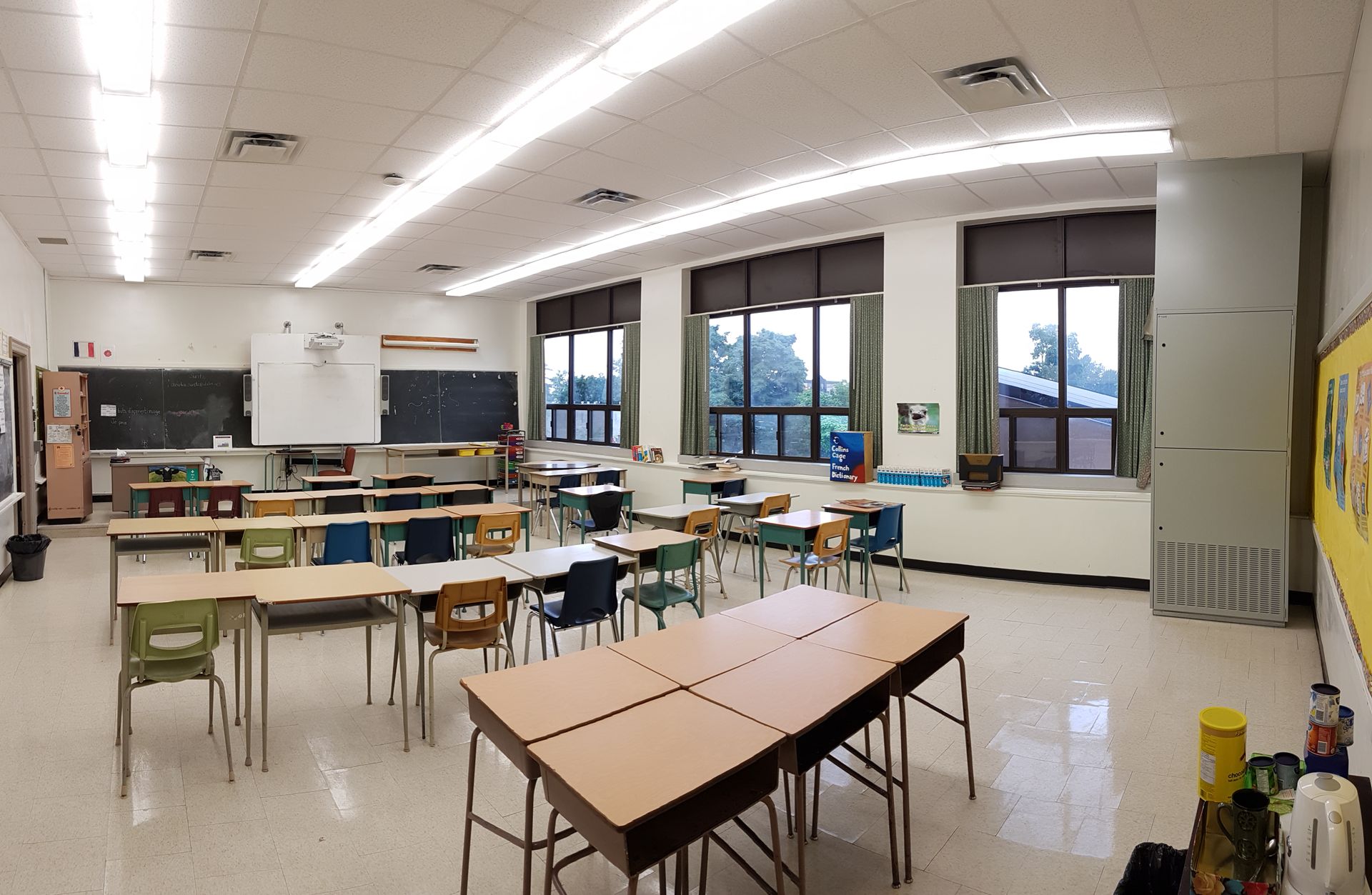 Image of a Changeair unit in a classroom