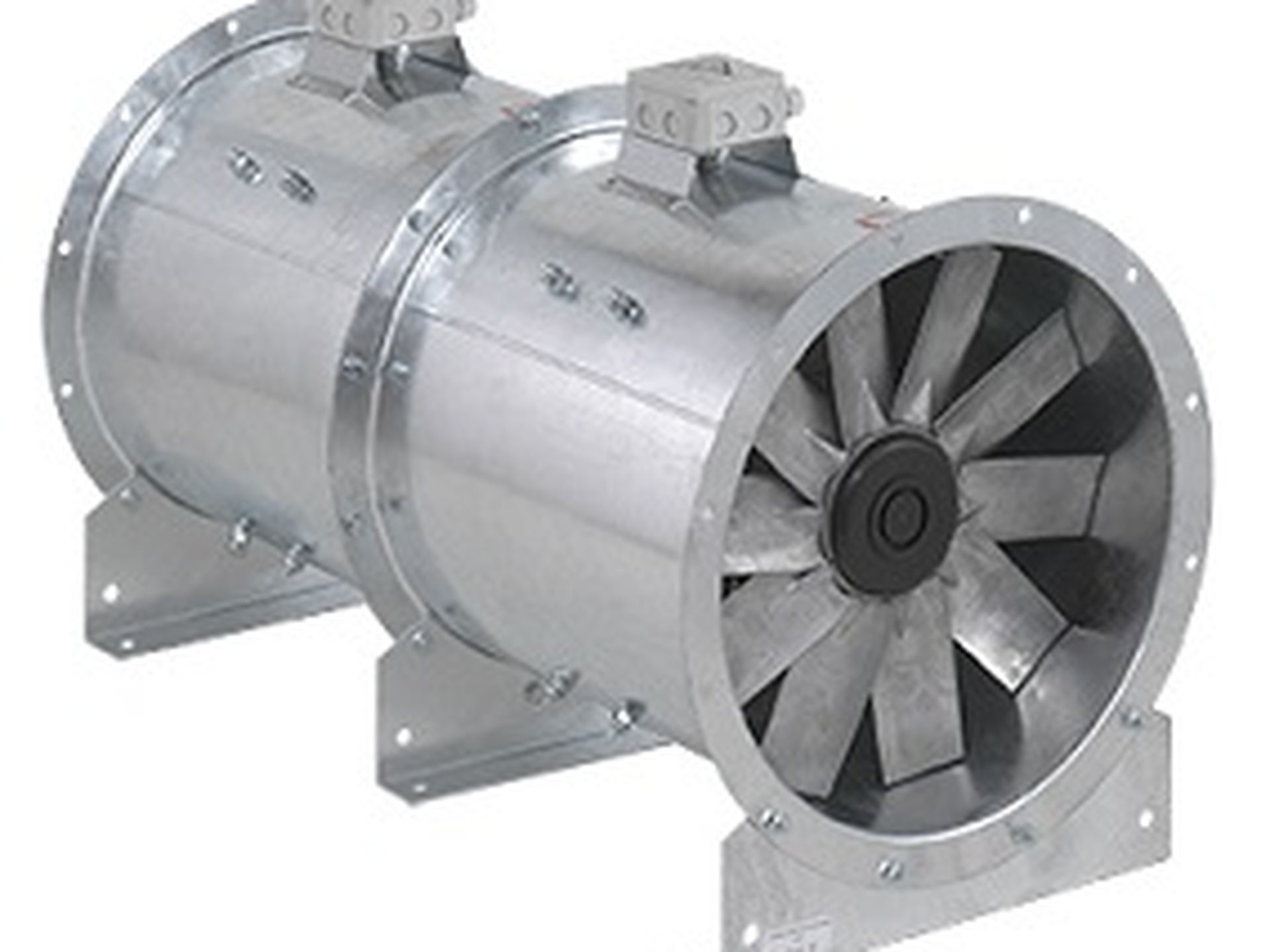AXC-G Ventiladores axiales, Ventilador axial de alta presión para garajes y aplicaciones industriales