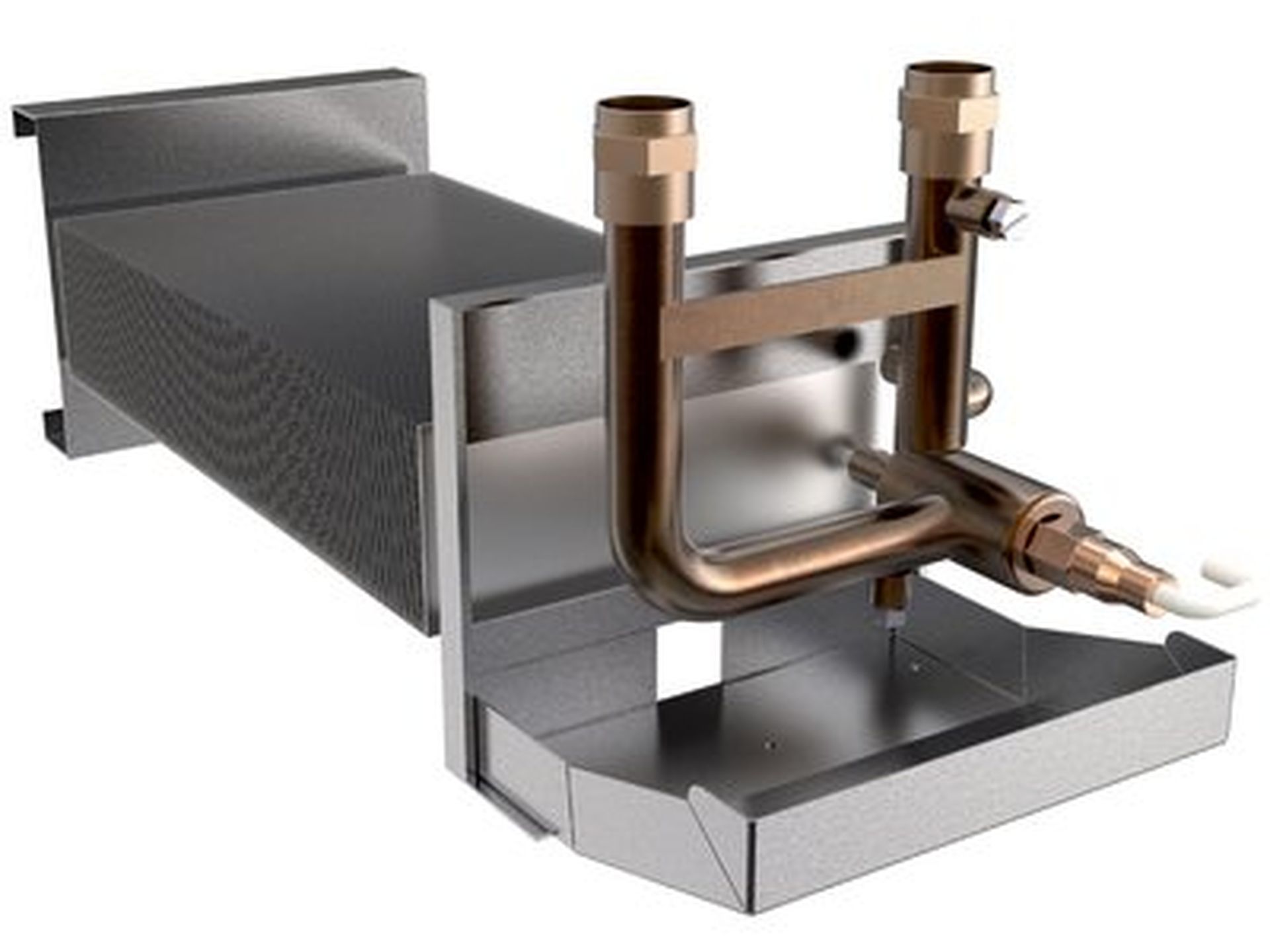 Wasserheizregister SAVE VTR, Wasserheizungsbatterie mit Frostschutzsensor