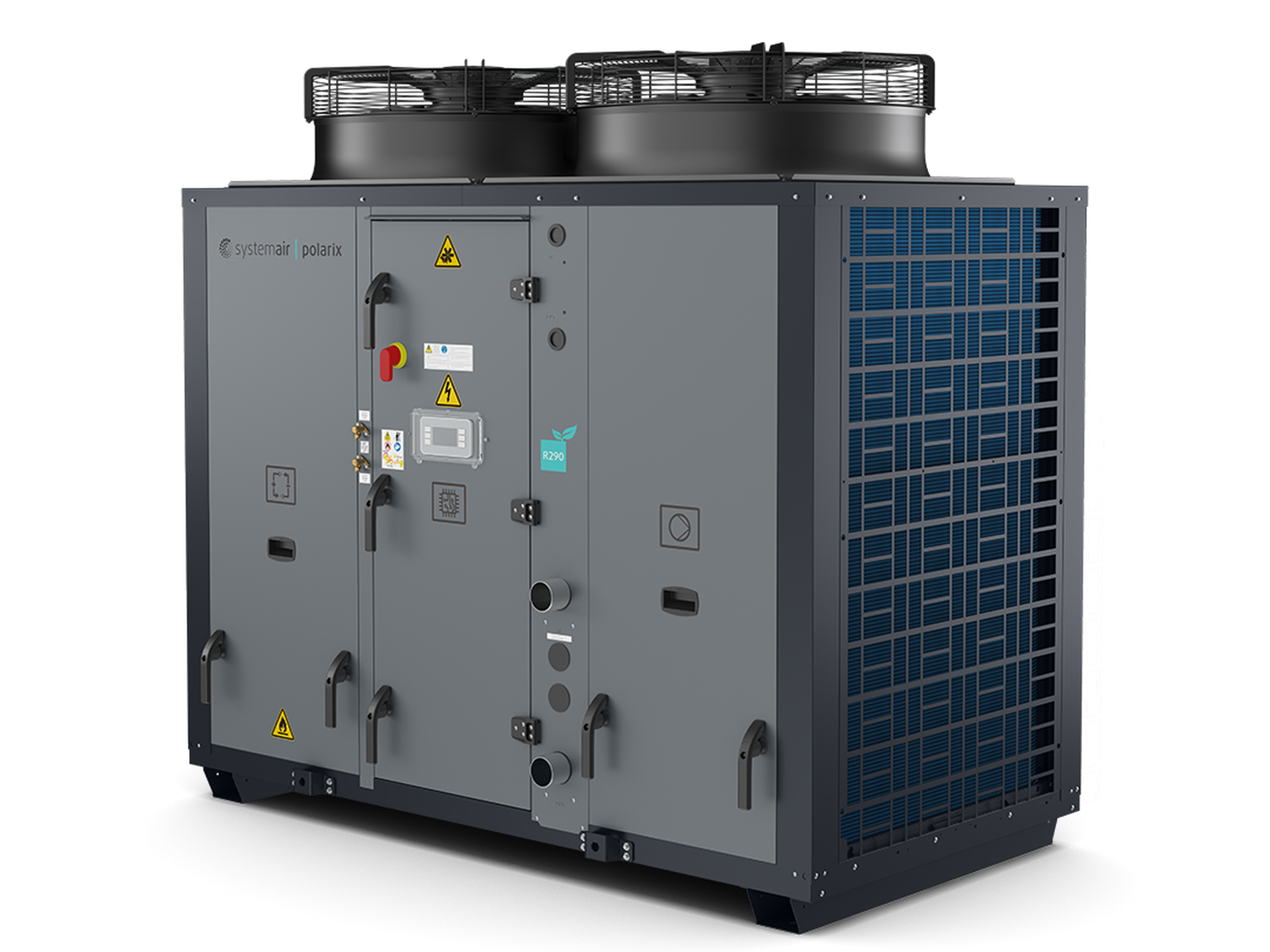 POLARIX, 50-80 kW • R290  • Eine der umweltfreundlichsten Wärmepumpen auf dem Markt