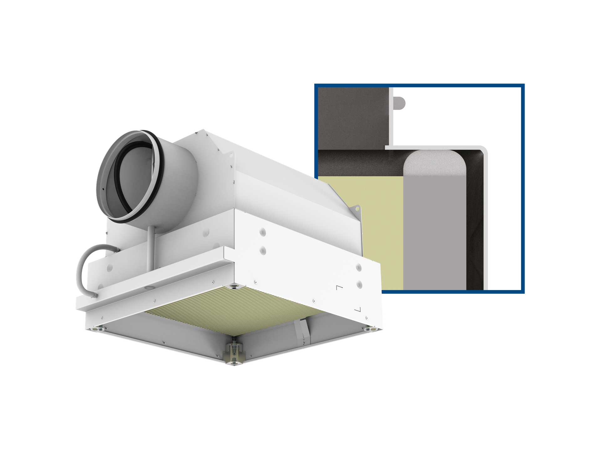 CFC-A, Clean filtering cassette suitable for healthcare applications