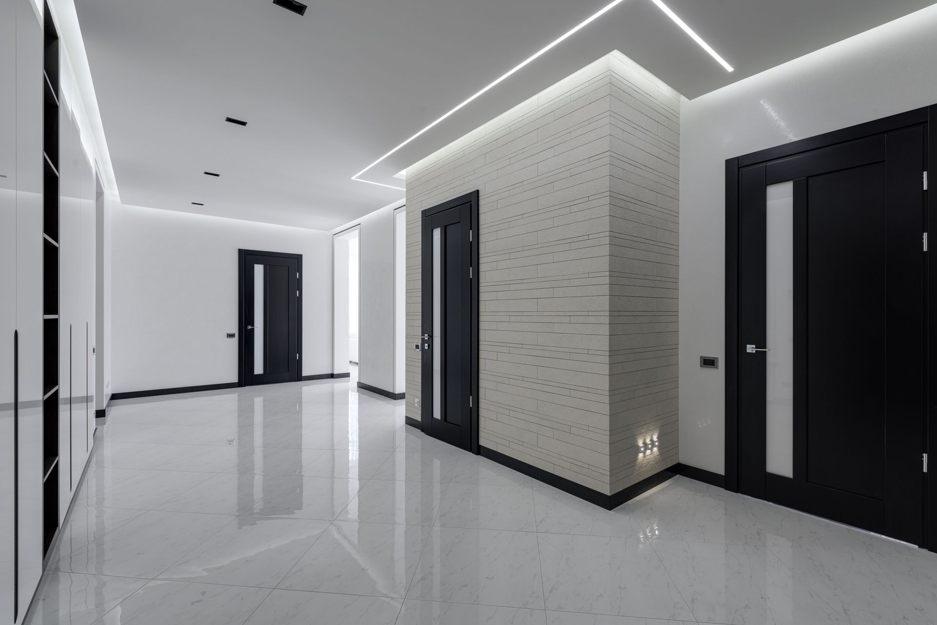 Image of a modern hallway