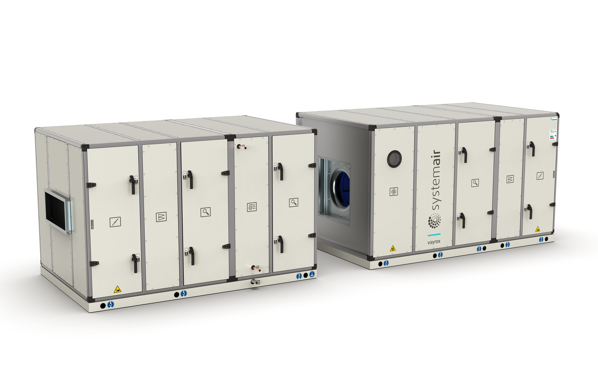 Vayrox-H Air Handling Units, Designed to keep indoor environments clean, healthy and comfortable, with Eurovent Hygienic Certification – Level 2.