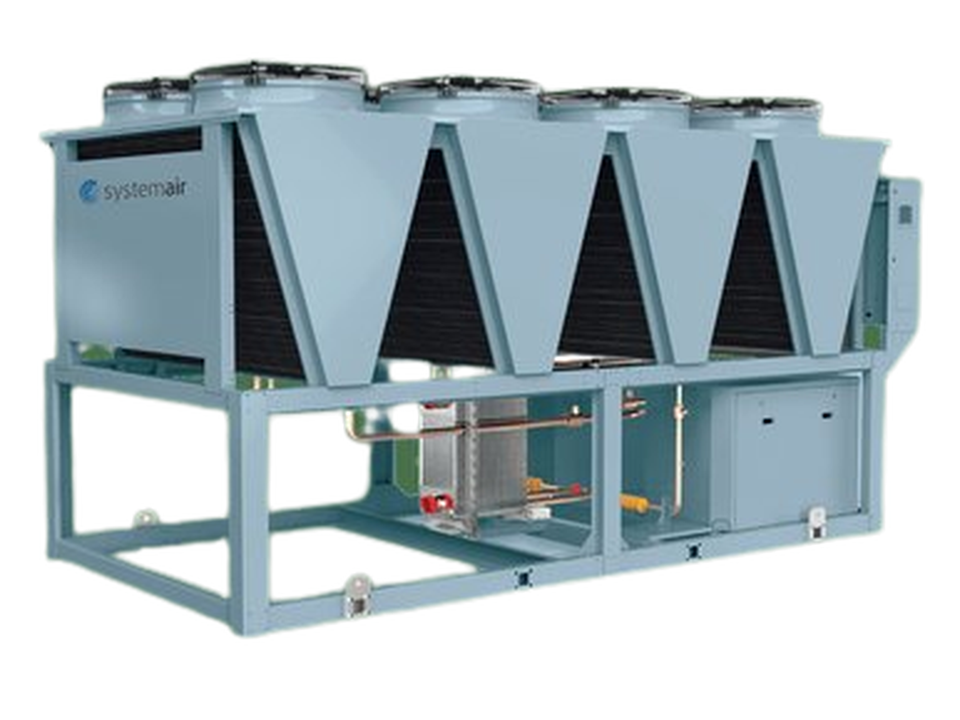 SYSCROLL AIR EVO CO, 145-895 kW - R410A - Hocheffiziente und flexibel konfigurierbare Kaltwassersätze