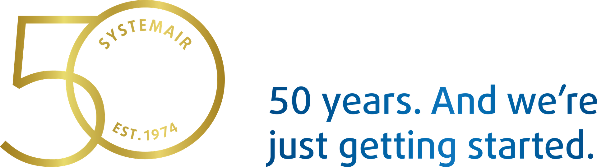 Systemair anniversary logo