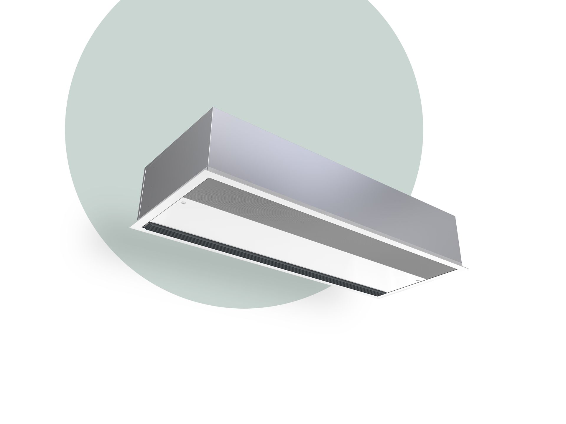Arden, Energy-efficient recessed air curtains for perfect indoor environments.