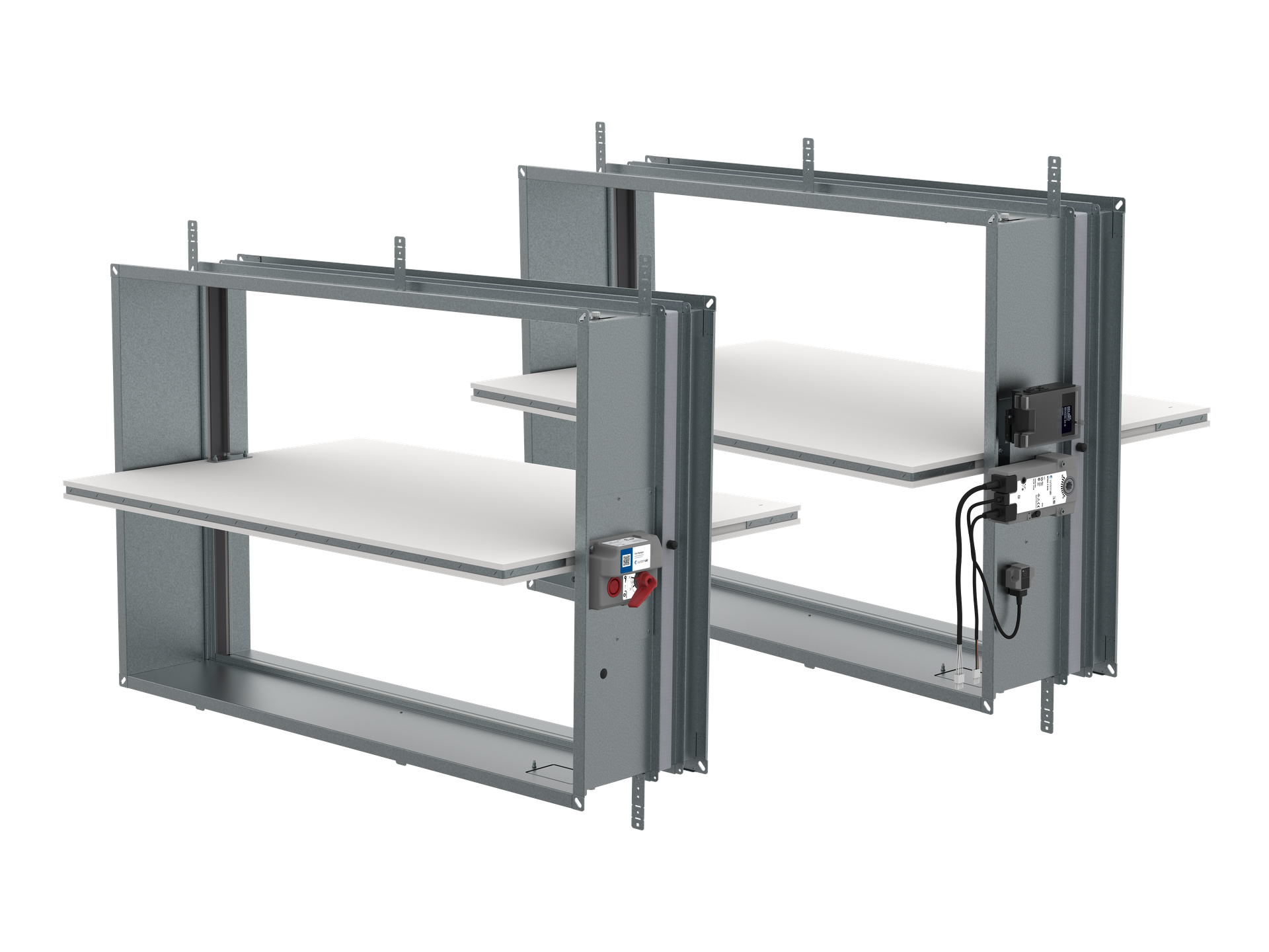 FDS-3G, Rectangular fire dampers for passive fire protection with multiple installation possibilities