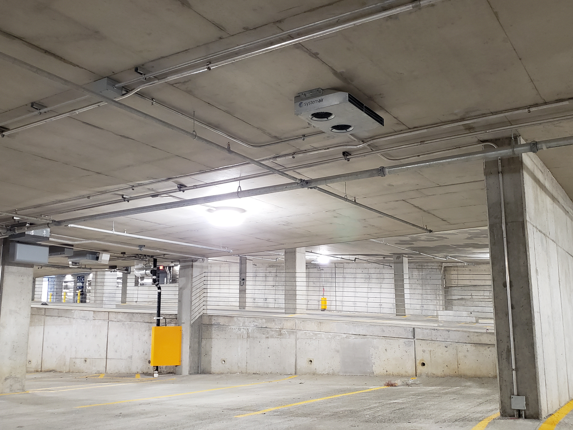 Photograph of a garage