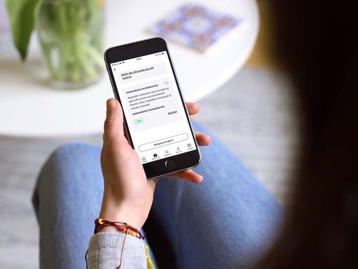 Zet de herhaalservice aan voor anticonceptie en krijg automatisch een nieuwe voorraad thuisbezorgd.