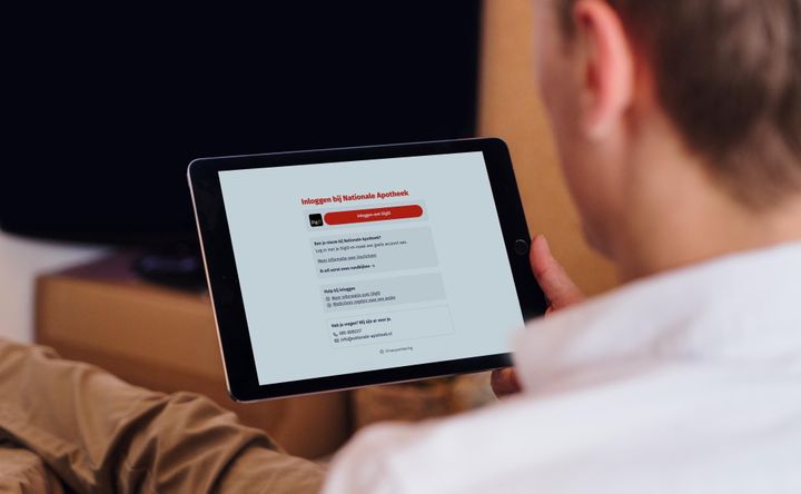 Maak een account aan door in te loggen met je DigiD.