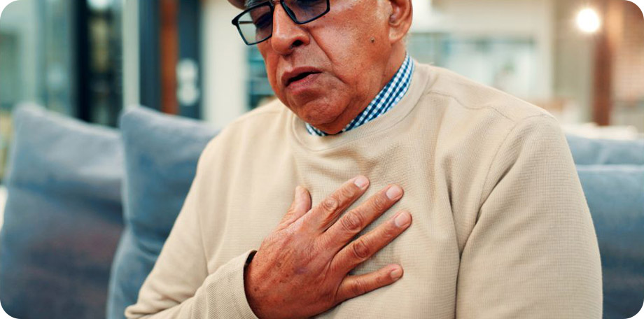 Hartkramp in rust kan een teken zijn van instabiele angina