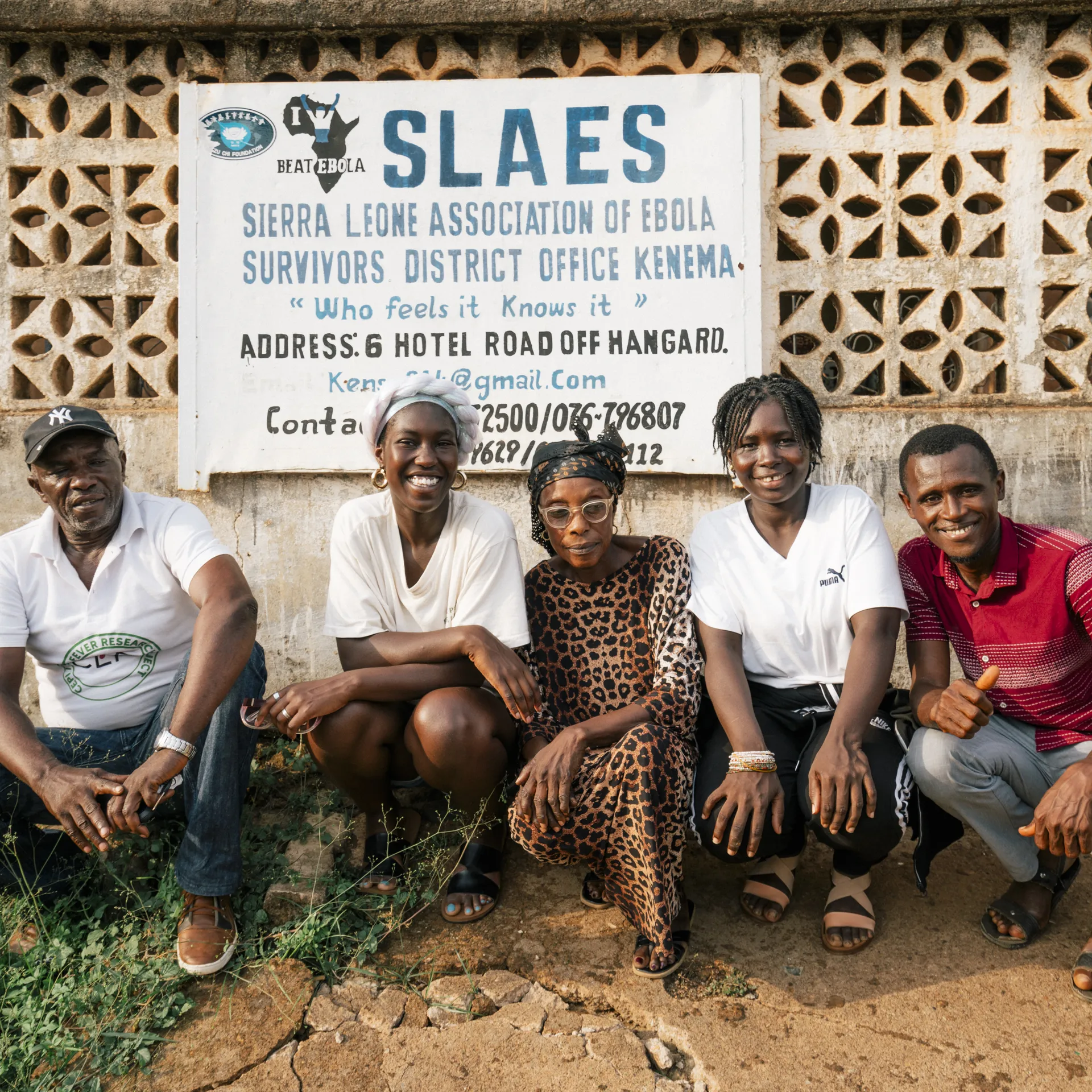 Ismatu Mariatu and the Sierra Leone Association of Ebola Survivors in Kenema