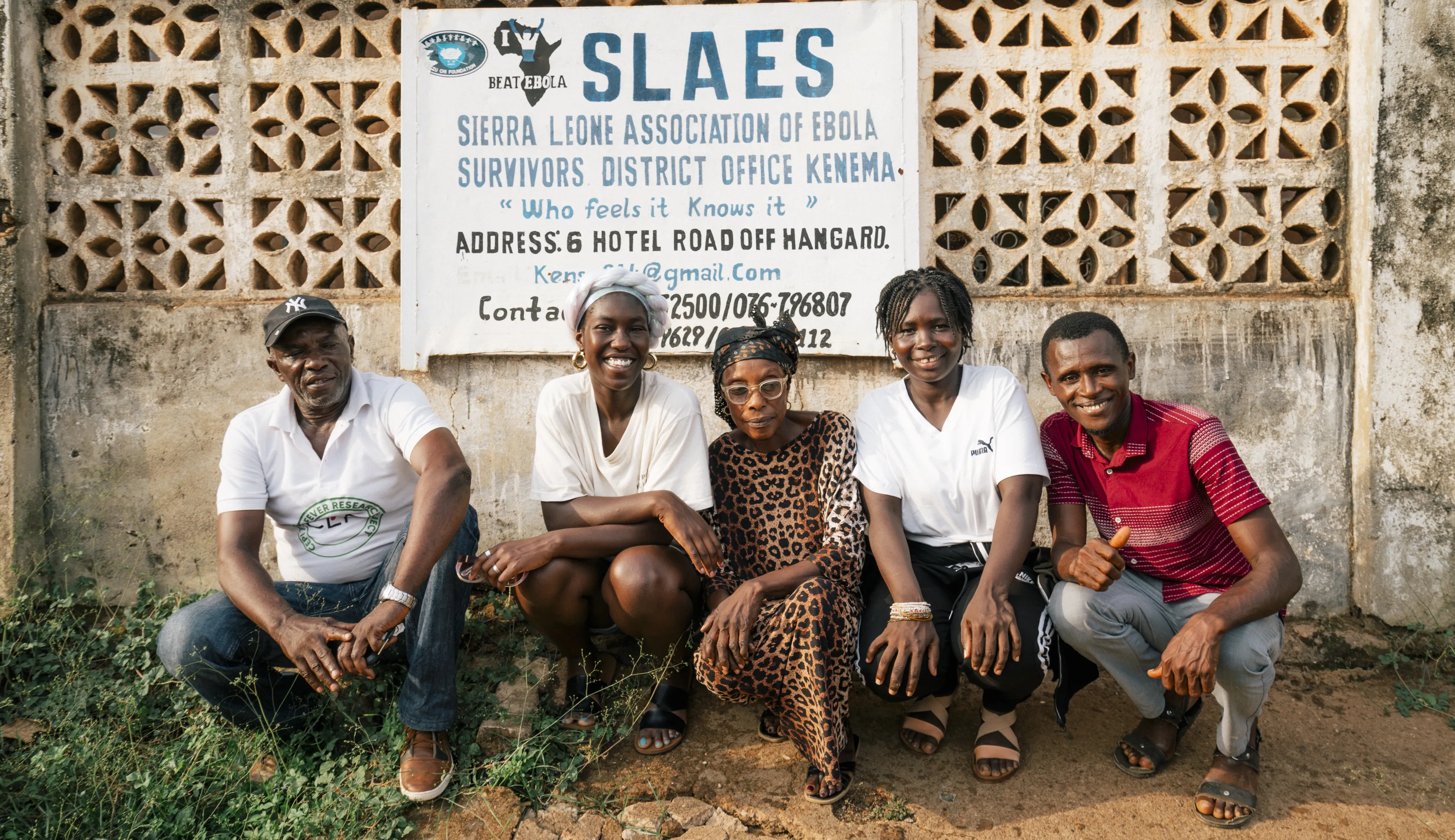 Ismatu Mariatu and the Sierra Leone Association of Ebola Survivors in Kenema