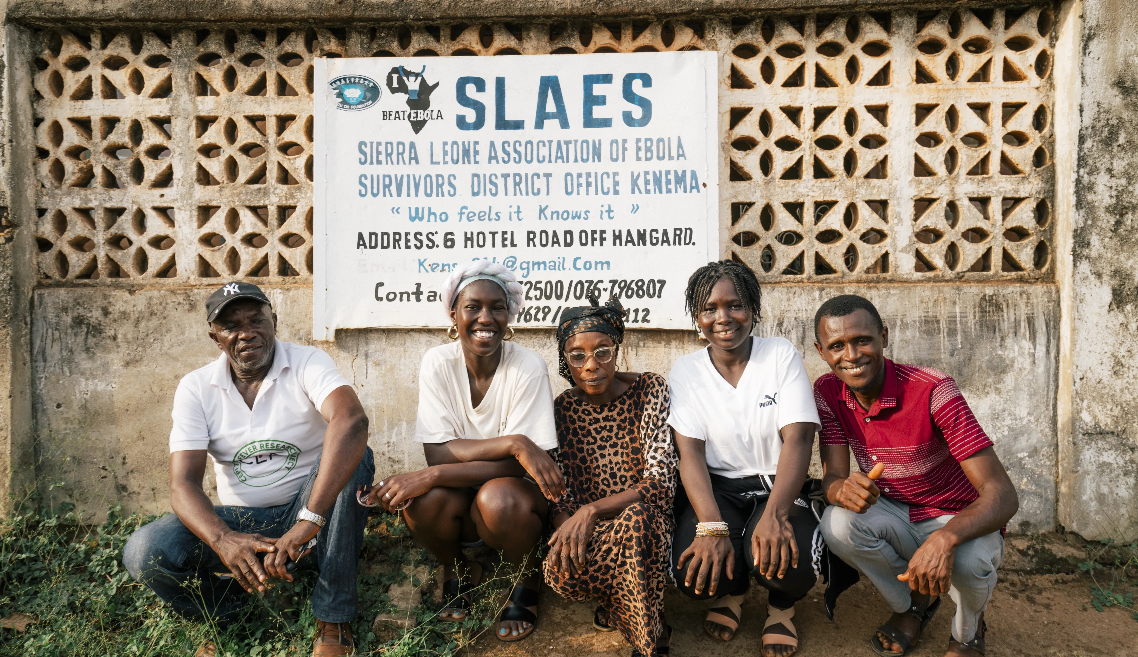 Ismatu Mariatu and the Sierra Leone Association of Ebola Survivors in Kenema