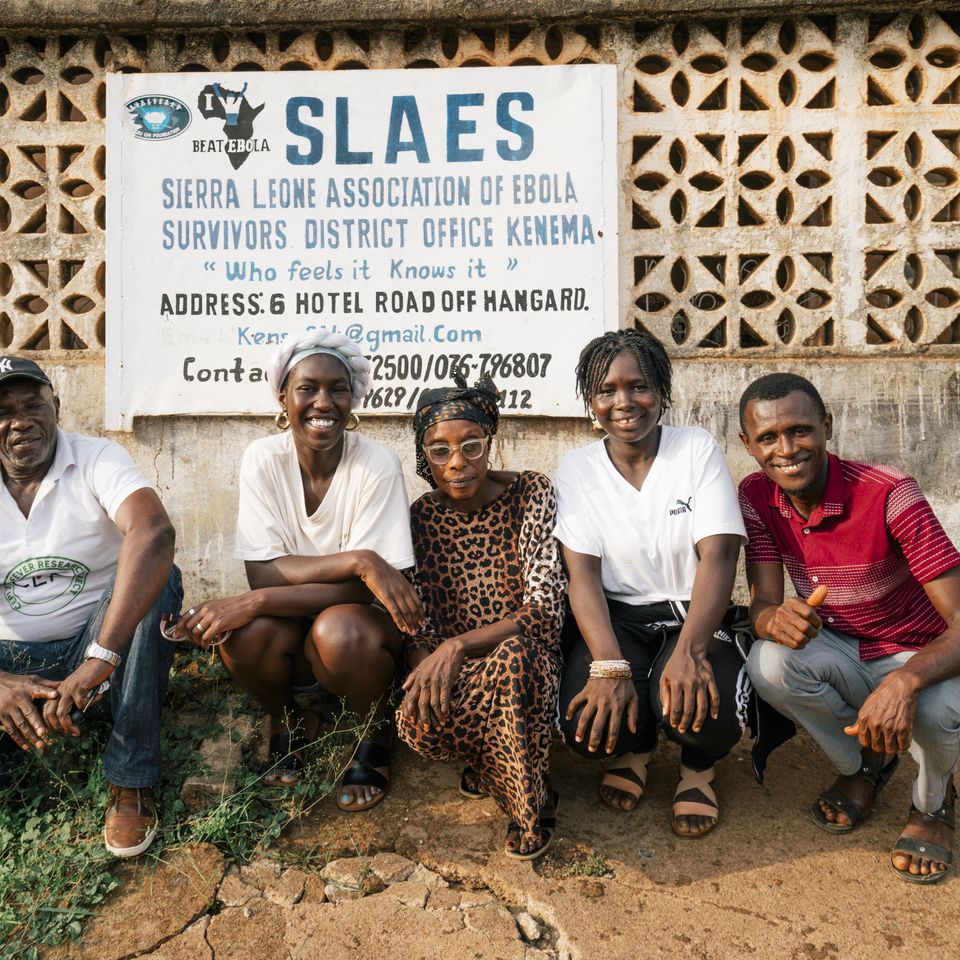 Ismatu Mariatu and the Sierra Leone Association of Ebola Survivors in Kenema