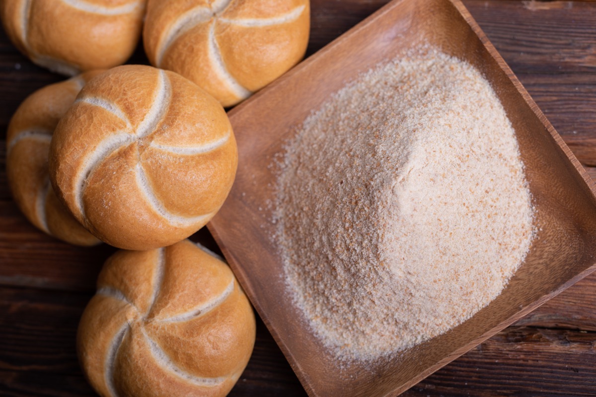 Bröselknödel mit Topfen