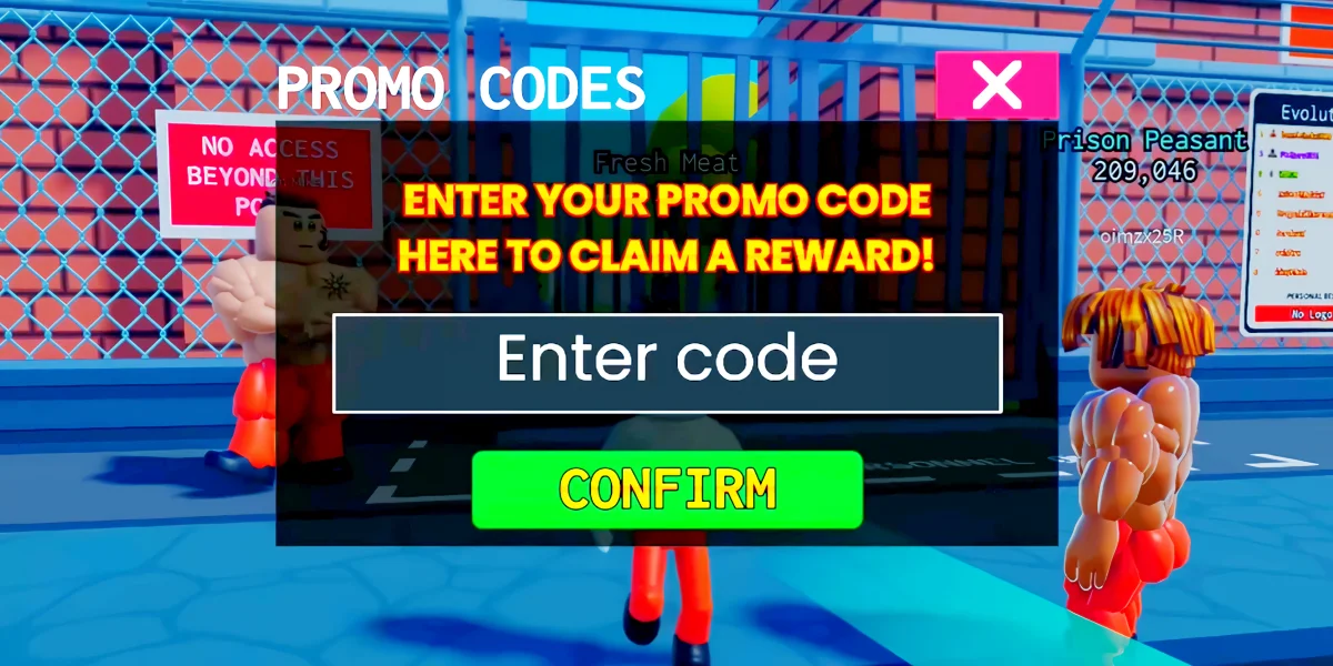 Códigos Ativos do Prison Pump 2025 | Twads.GG Blogue