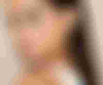 gold earrings, ear stack