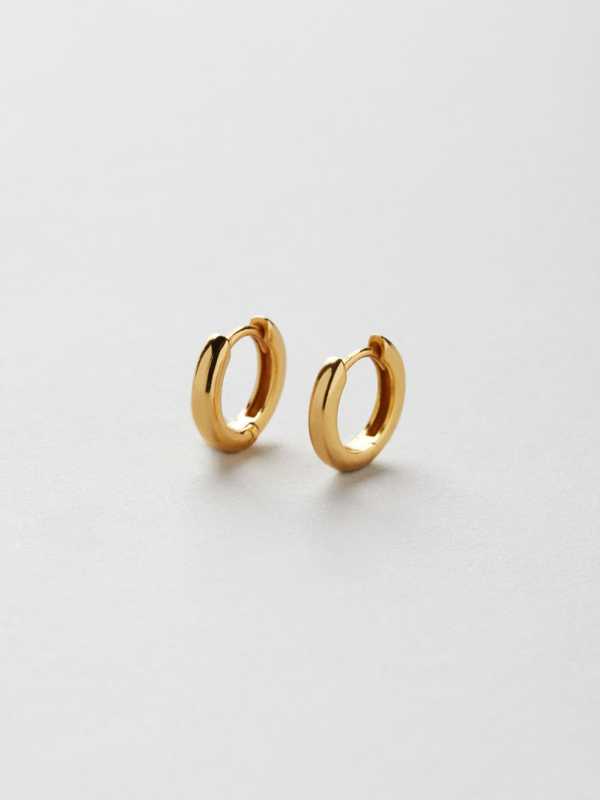 UNO de 50 Oorbellen | OHMMM | VERGULD | Ovale Creolen - Lovable Things | Exclusieve Sieraden
