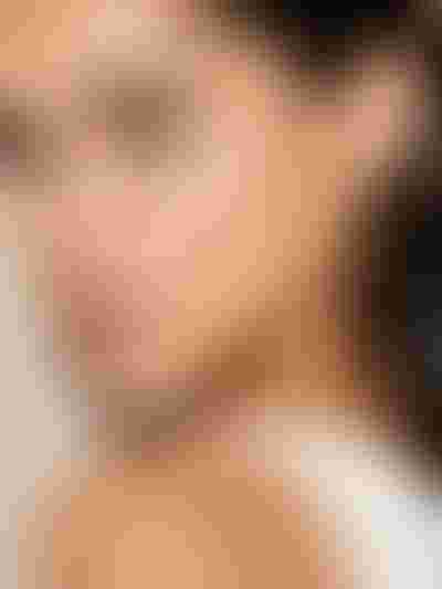 gold earrings, ear stack