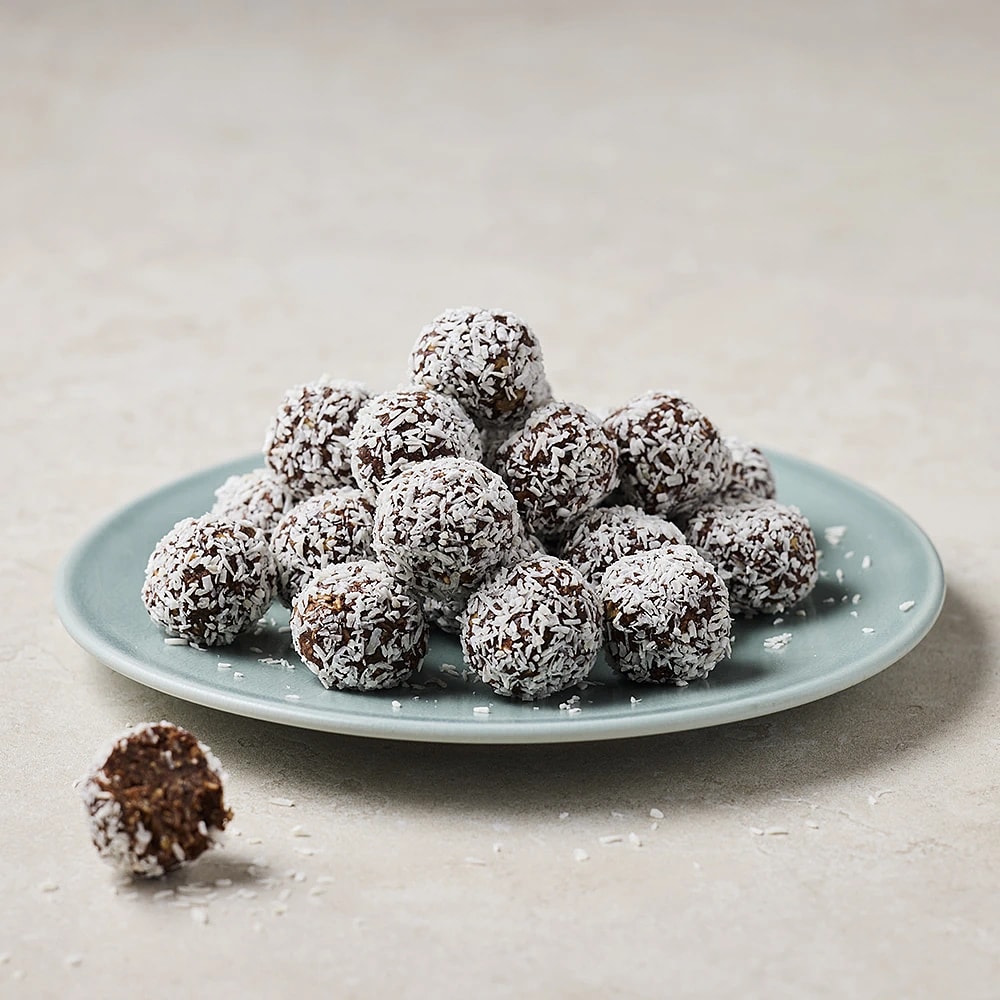 Chokladbollar med banan