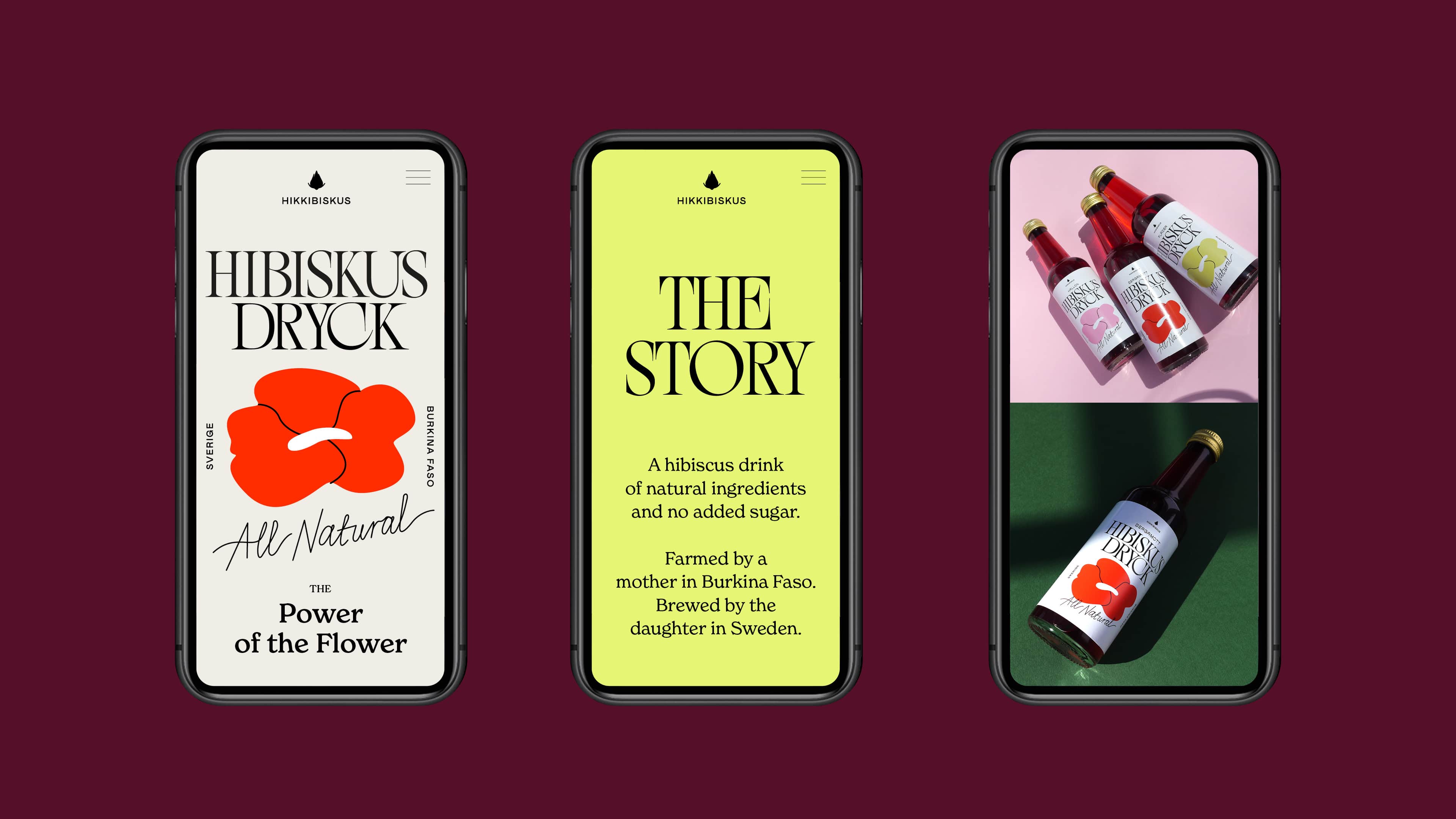 Hibiskusdryck Hikkibiskus Aoki