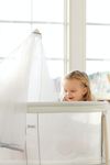 Baby Cradle White in Mesh