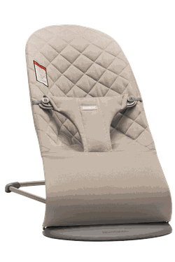 Bouncer Bliss in Sand gray classic quilted cotton