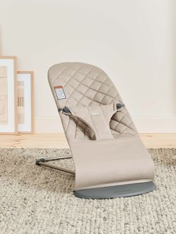 Bouncer Bliss Sand gray in classic quilted cotton