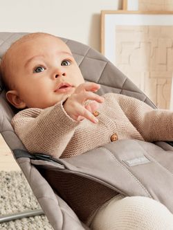 Bouncer Bliss Sand gray in classic quilted cotton