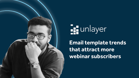 Email template trends by Unlayer