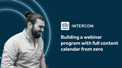 Building a full content calendar by Intercom