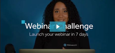 7-Day Webinar Challenge - 'Step into the spotlight'