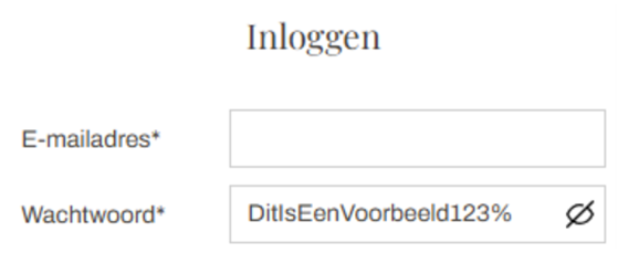 NextChapter show password feature