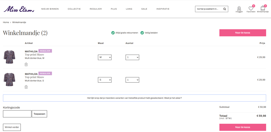NextChapter notification dubble order