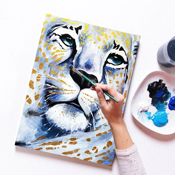 ArtNight Schneeleopard