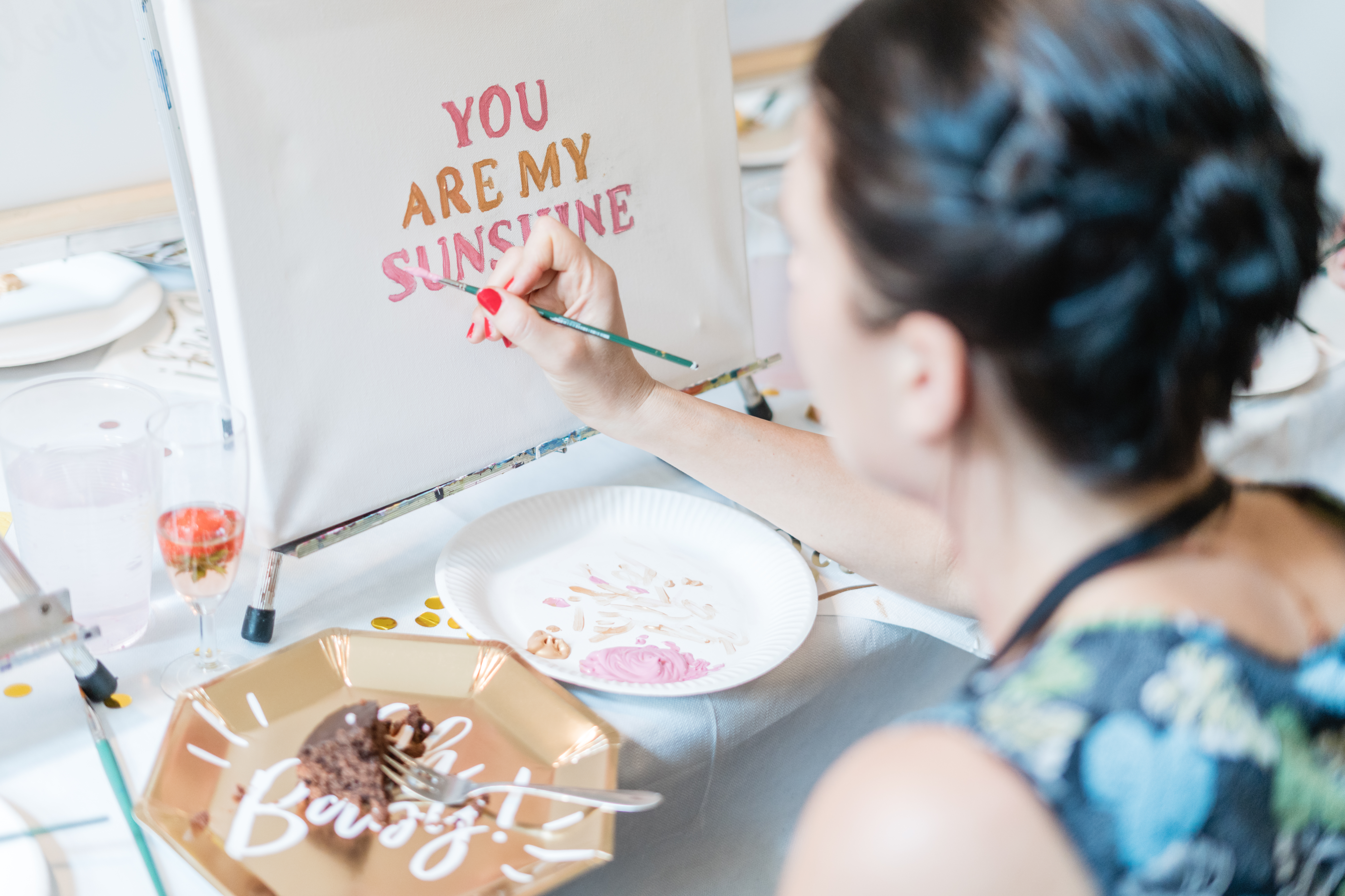 Painting Babyshower Painting Babyshower