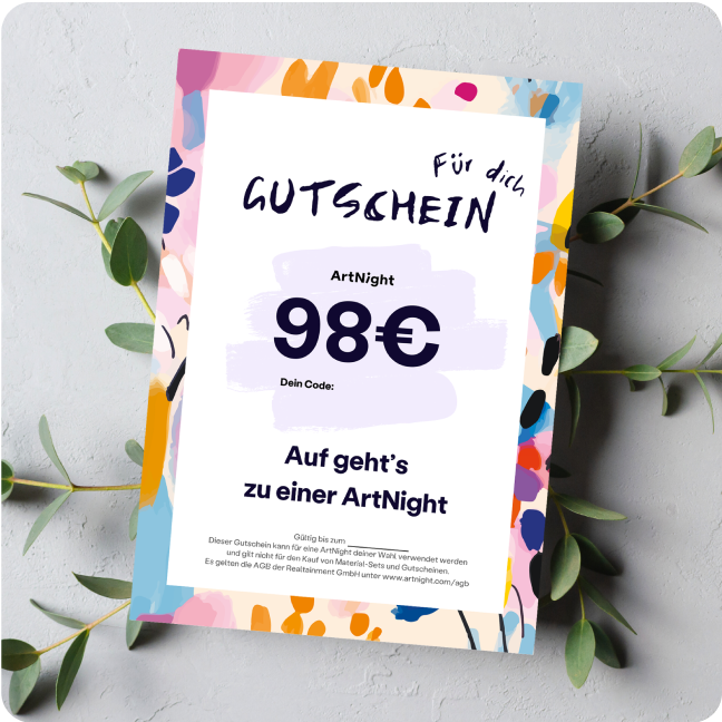 Liebevoll verpackter Premium Gutschein mit Grußkarte