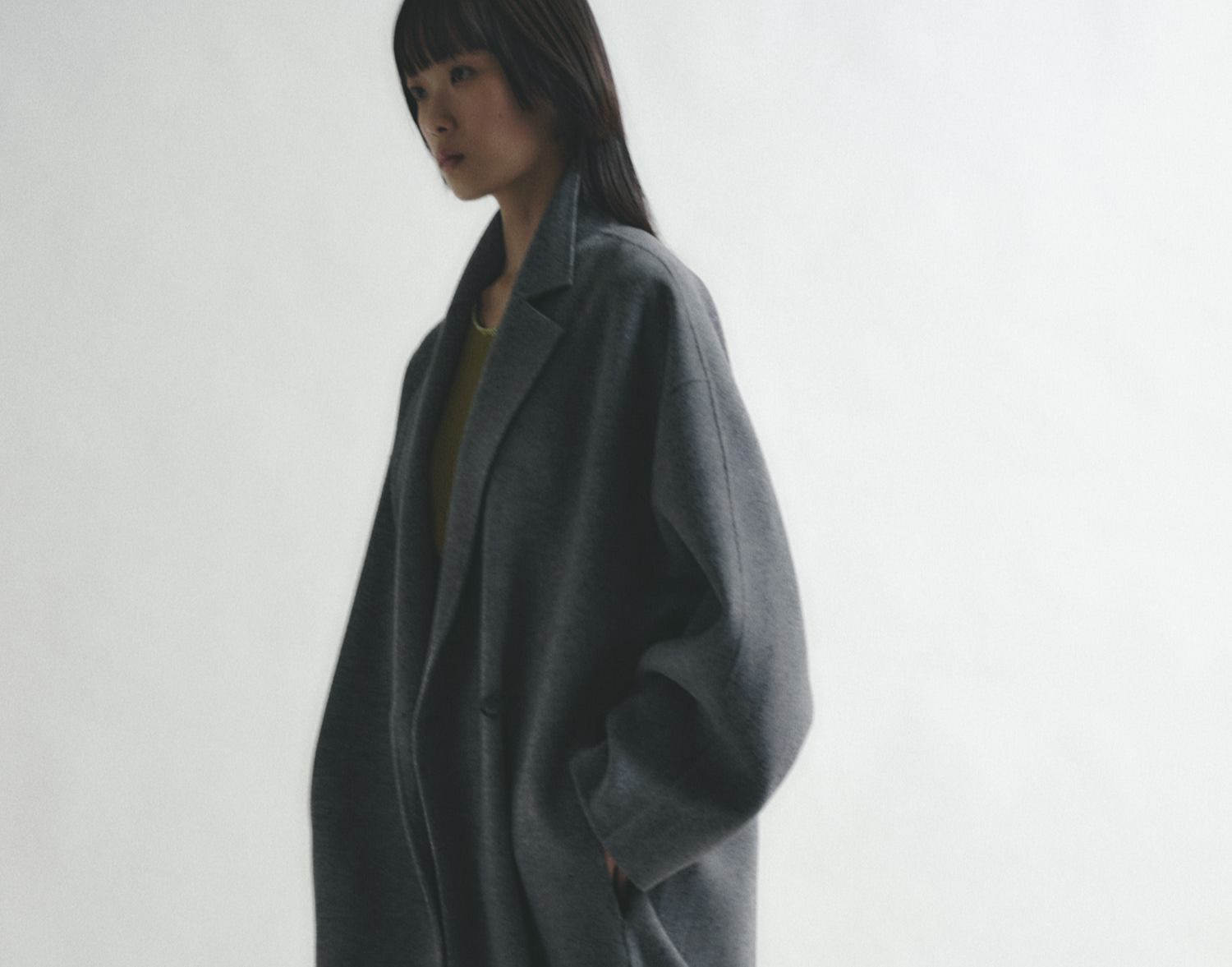 スウェーデン発House of Dagmar ロングテイラードコート Long Tailored Blazer - Black